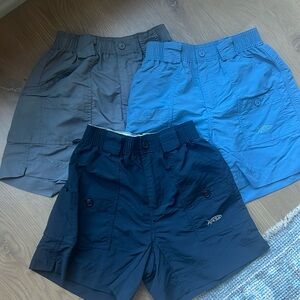 3 pair of Boys aftco shorts.  Size 26.